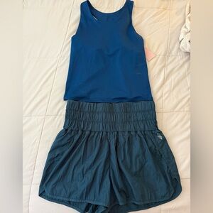 Free People shorts set